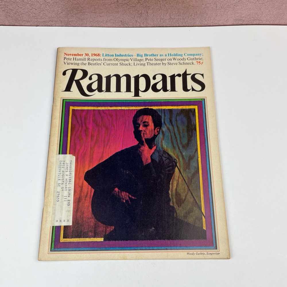 Vintage Ramparts Magazine November 30, 1968 Beatles Olympic Village History